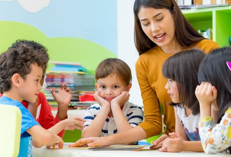 Teacher Reading a Story